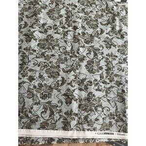 Quilting Cotton Marbella by Robert Kaufman Blue Grey Paisley Floral - 2.5 Yd